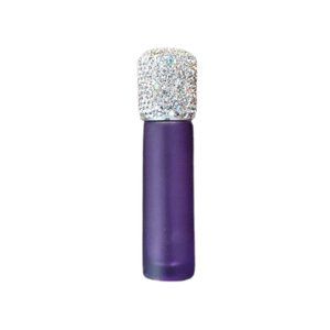 Purple Rhinestone Roll-On Glass Bottle for Oils